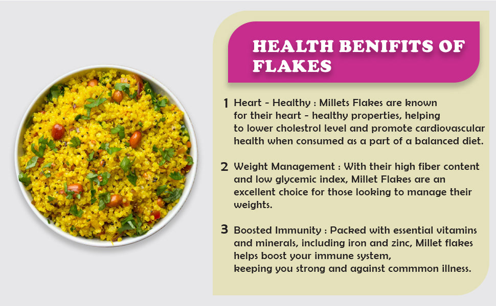 millet flakes Pearl millet flakes organic millet flakes millet poha flakes online pearl millet flakes ragi flakes for weight loss rolled millet flakes