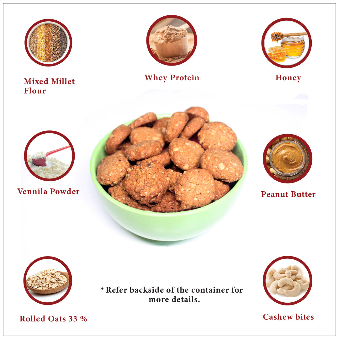 Vennila Millet Nutri Gen Cookies - 560gm