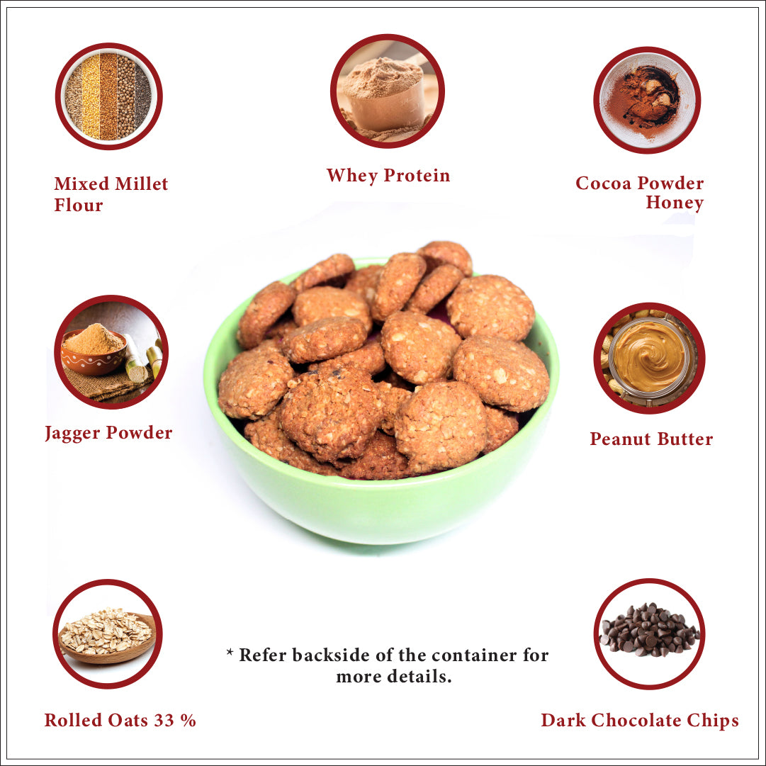 Choco Chip Millet Nutri Gen Cookies - 560 gm