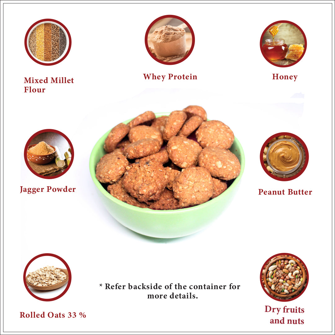 Fruit & Nut Millet Nutri gen Cookies - 560gm