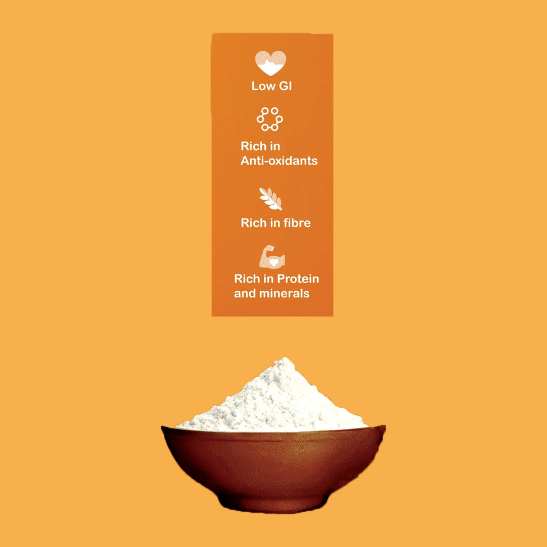 Low GI Rich In Anti Oxidants Rich In Fiber Rich in Protein & Mineral
