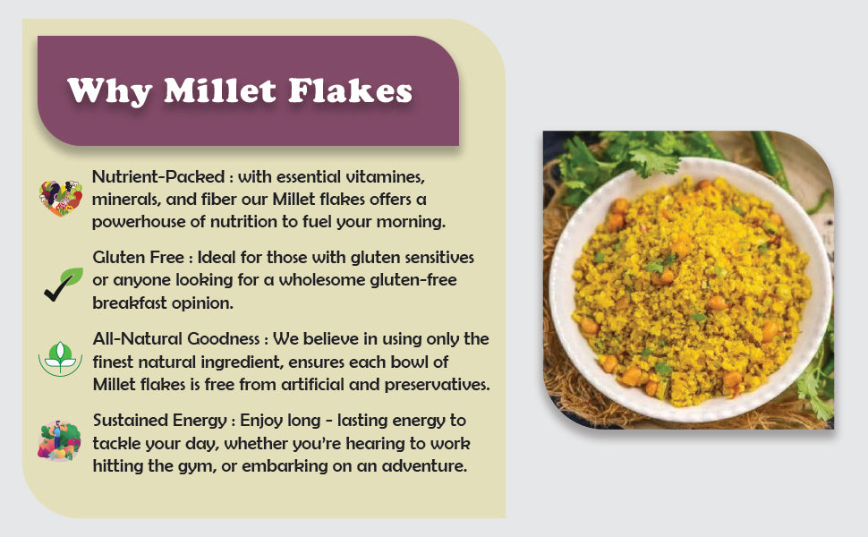 millet flakes barnyard millet flakes organic millet flakes millet poha flakes online pearl millet flakes ragi flakes for weight loss rolled millet flakes