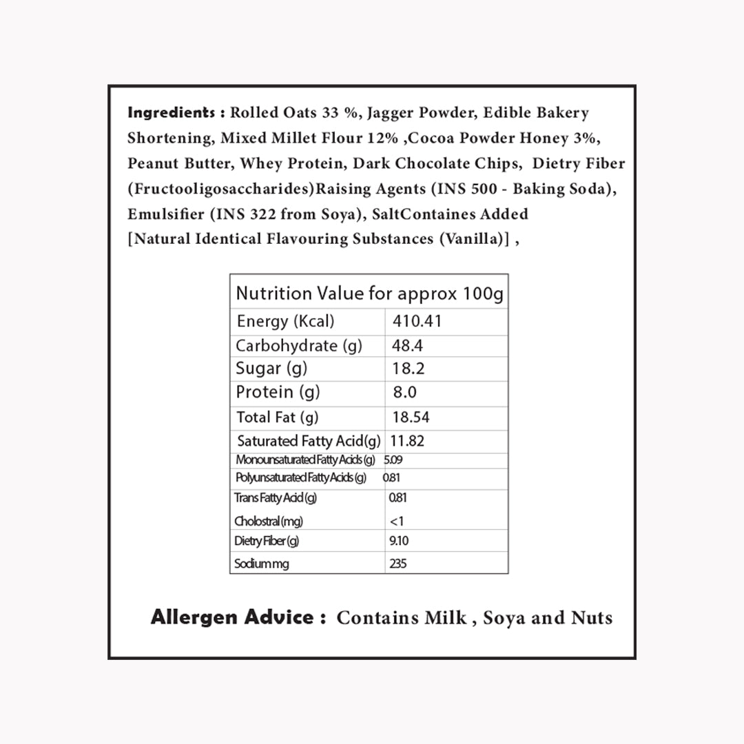 Choco Chip Millet Nutri Gen Cookies - 560 gm