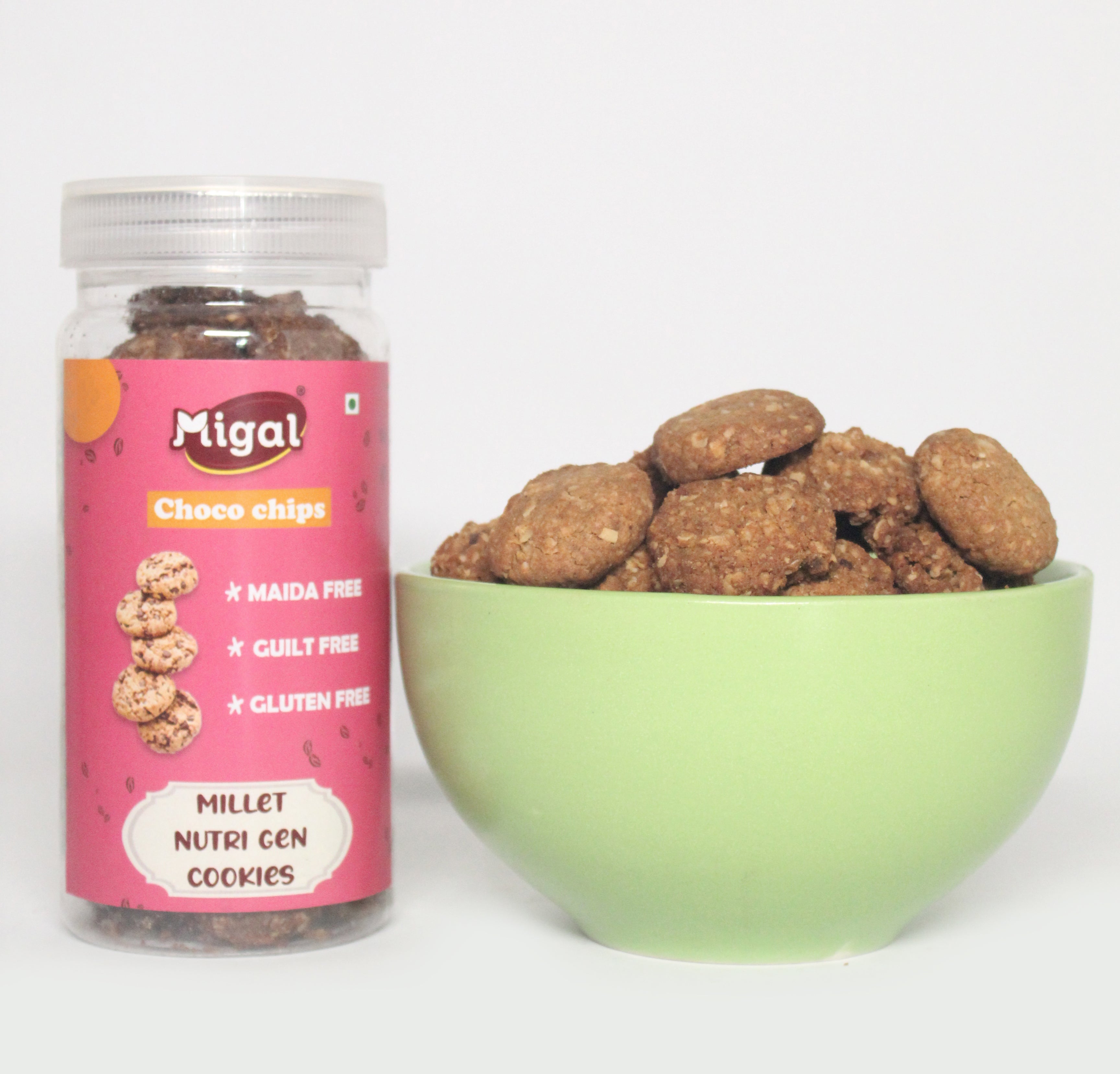 Choco Chip Millet Nutri Gen Cookies - 560 gm