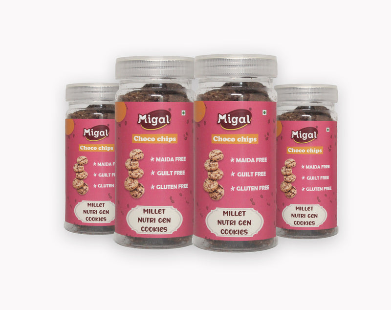 Choco Chip Millet Nutri Gen Cookies - 560 gm