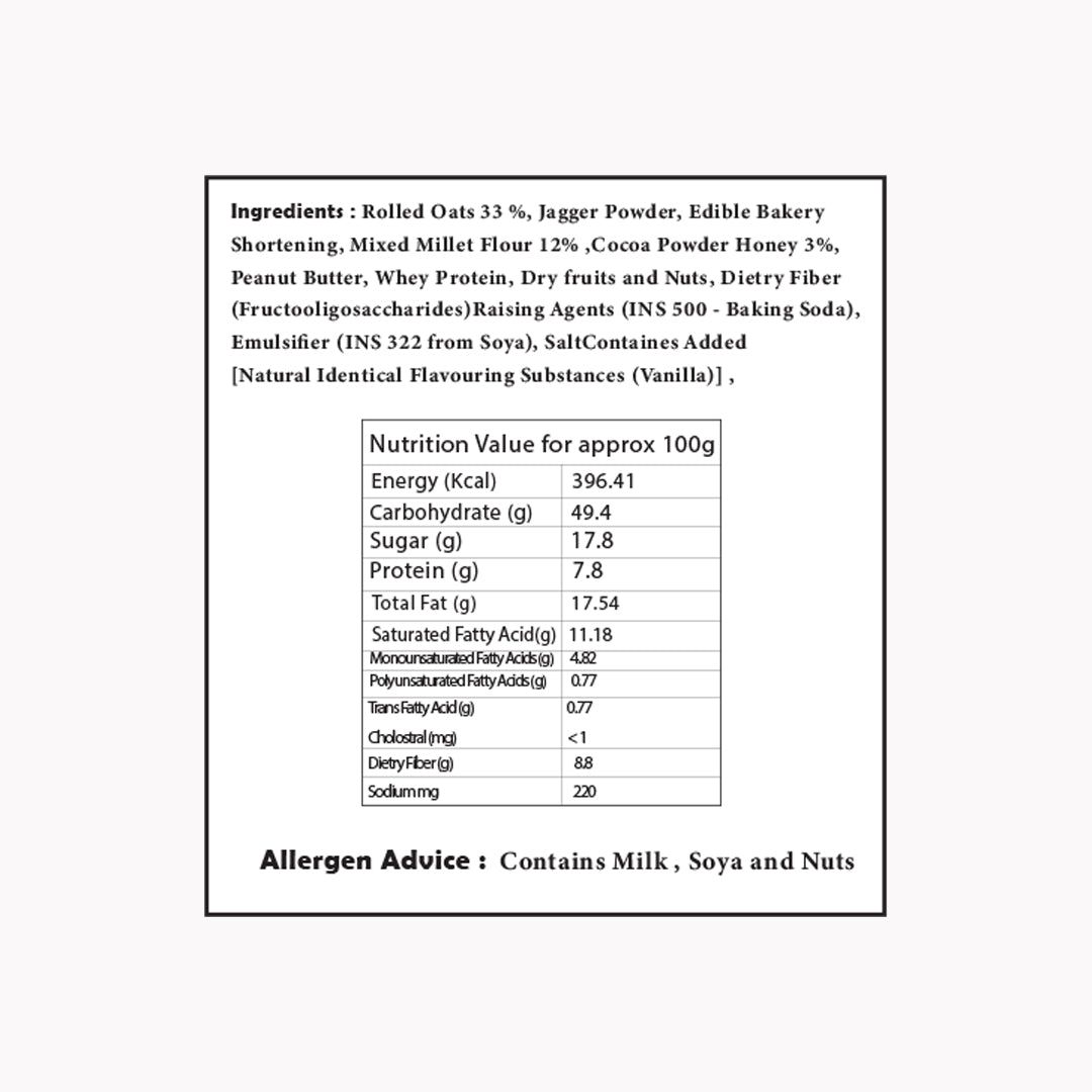 Fruit & Nut Millet Nutri gen Cookies - 560gm