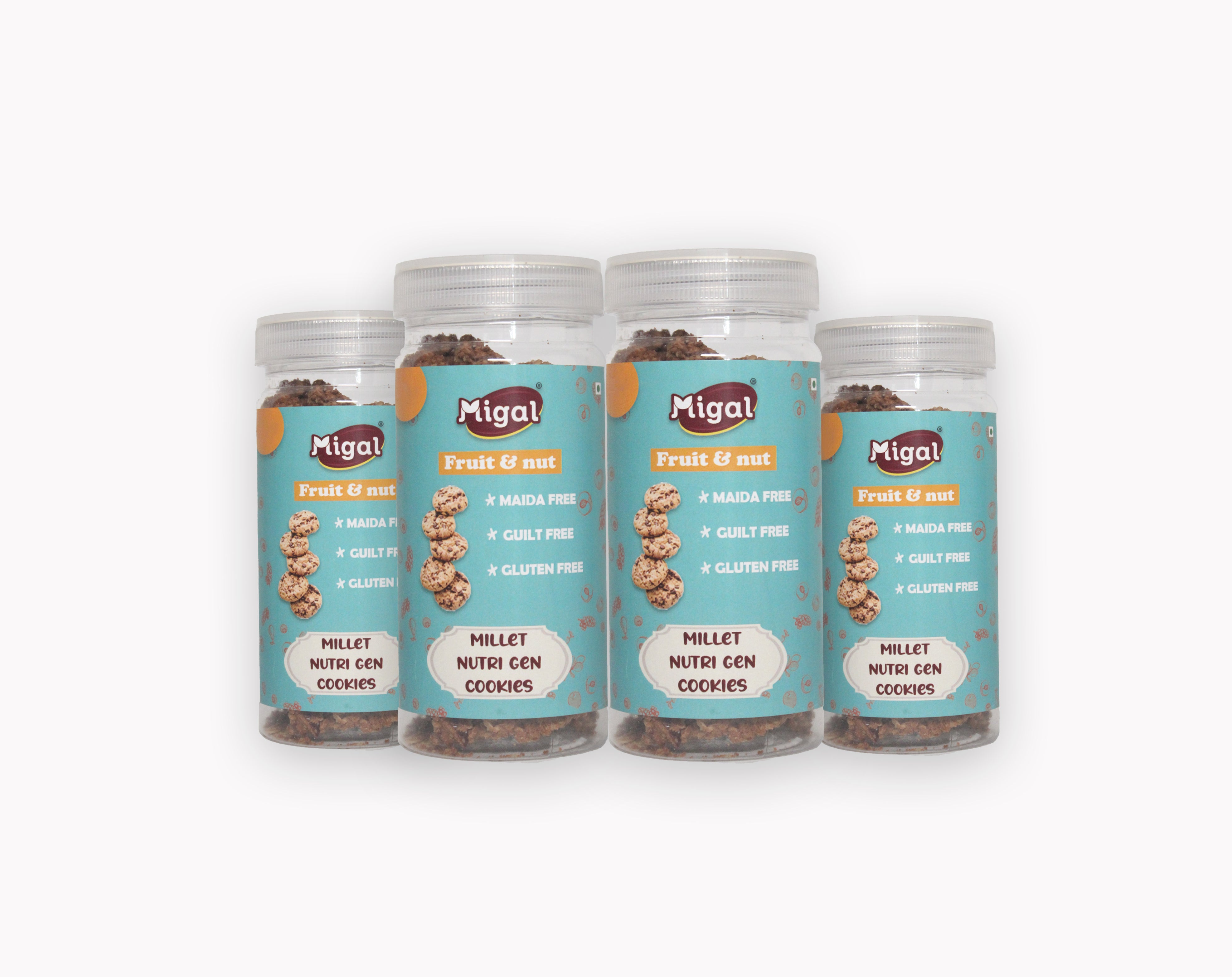Fruit & Nut Millet Nutri gen Cookies - 560gm