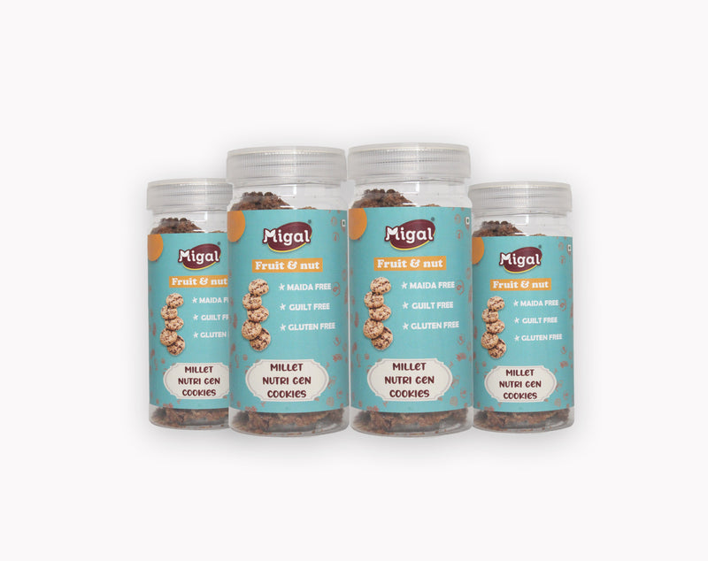 Fruit & Nut Millet Nutri gen Cookies - 560gm