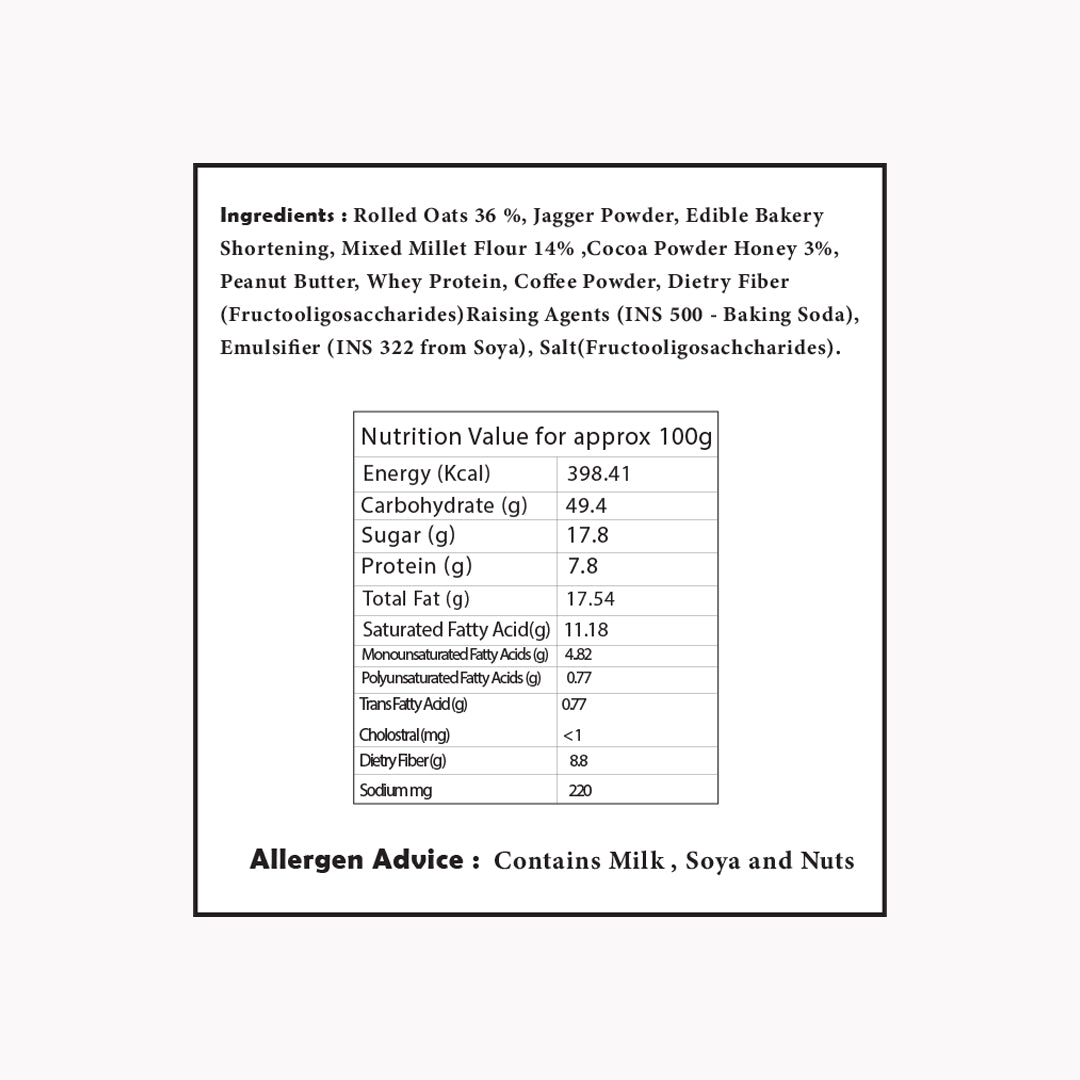 Mocha Millet Nutri Gen Cookies - 560gm