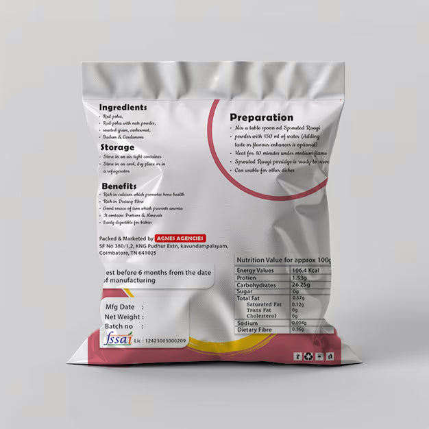 red poha with nut mix_nutritional_Value