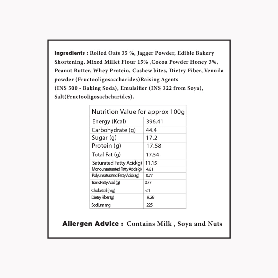 Vennila Millet Nutri Gen Cookies - 560gm