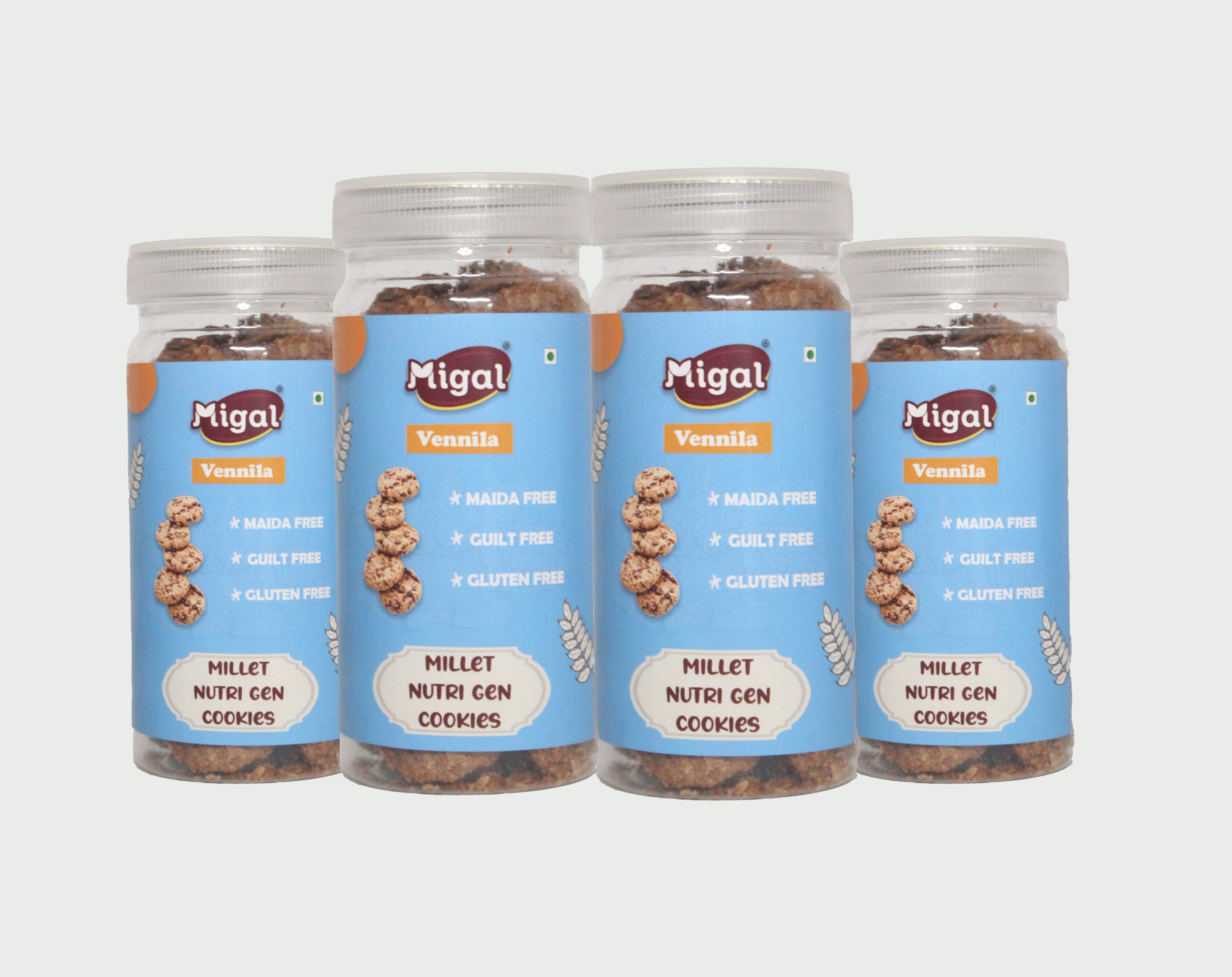 Vennila Millet Nutri Gen Cookies - 560gm