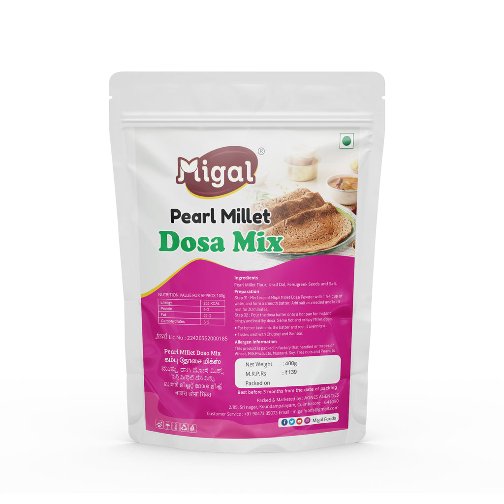 Pearl Millet Dosa Mix Nalabagam Instant Millet Dosa Mix My Store